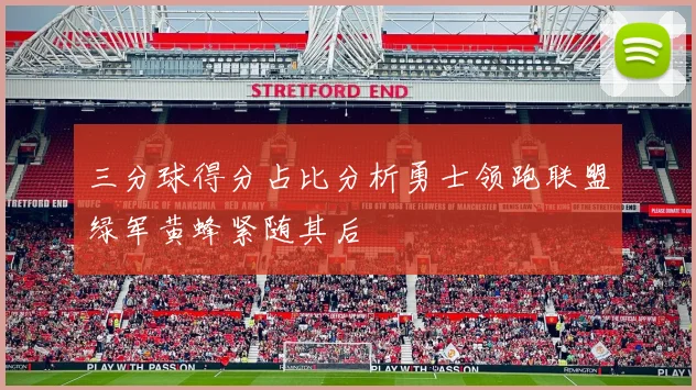 三分球得分占比分析勇士领跑联盟绿军黄蜂紧随其后
